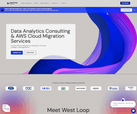 West Loop Strategy: Cloud Consultancy Website - Homade